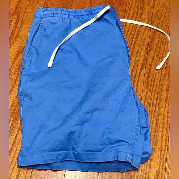 Men’s Large (36-38) LANDS END Light Blue Elastic Drawstring No Fly Shorts - Picture 5 of 14